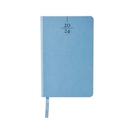 AGENDA MINI CLASICA 2024 AZUL CIELO