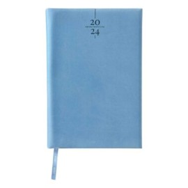 AGENDA DIARIA CLASICA 2024 AZUL CIELO